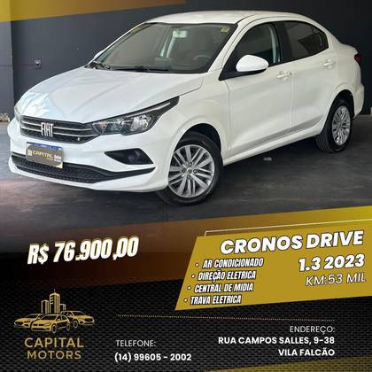 FIAT CRONOS 1.3 FIREFLY FLEX DRIVE CVT FIAT CRONOS 1.3 FIREFLY FLEX DRIVE CVT